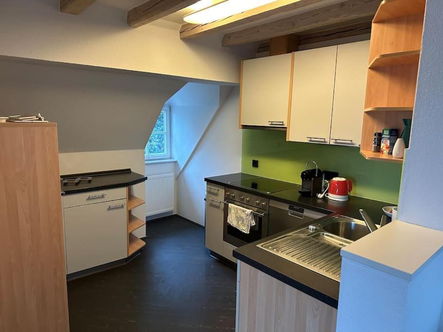 Panorama Penthouse In Wunderschoener Villa كاسيل المظهر الخارجي الصورة